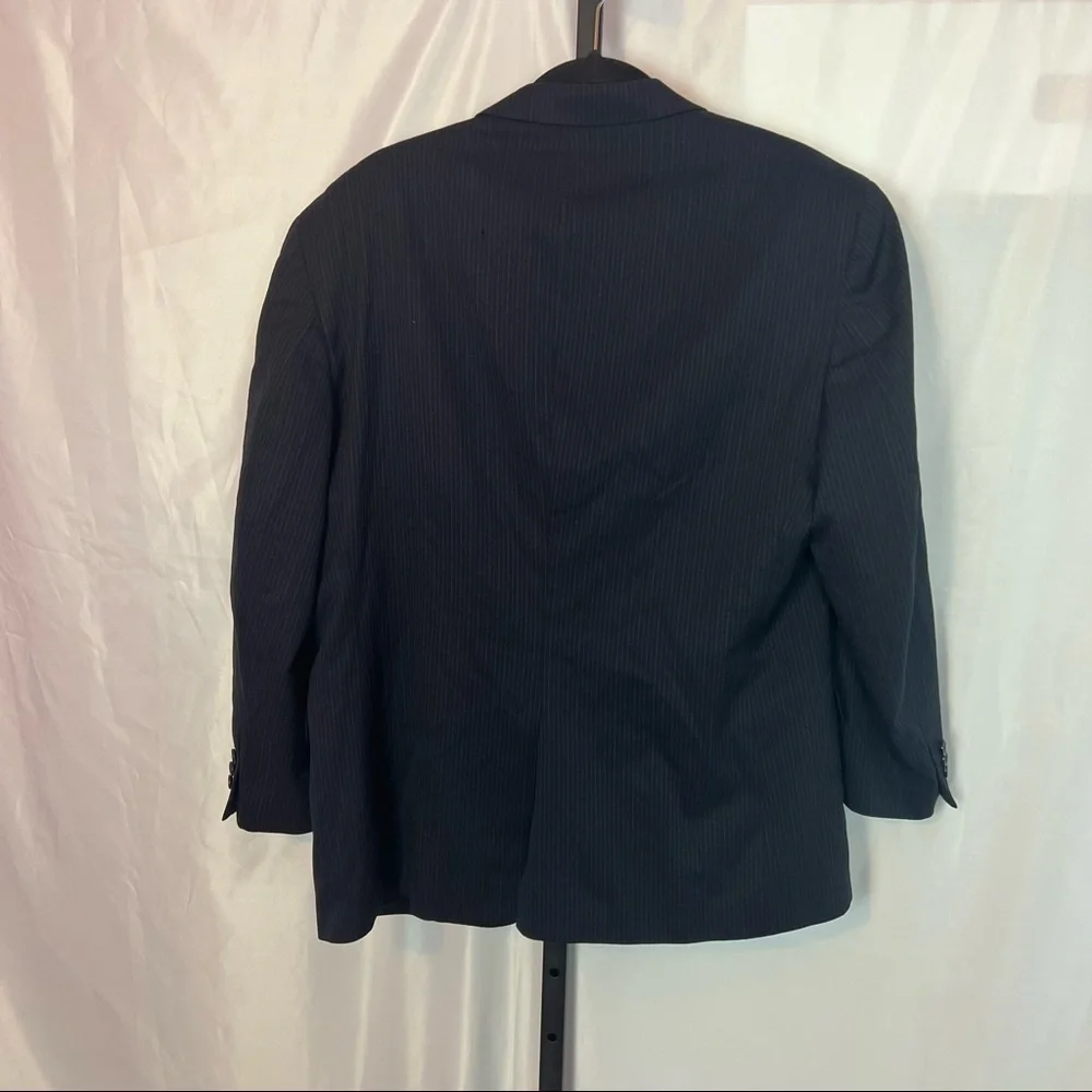 Jos. A. Bank Pinstripe Men's Wool Blazer Jacket, size 44S